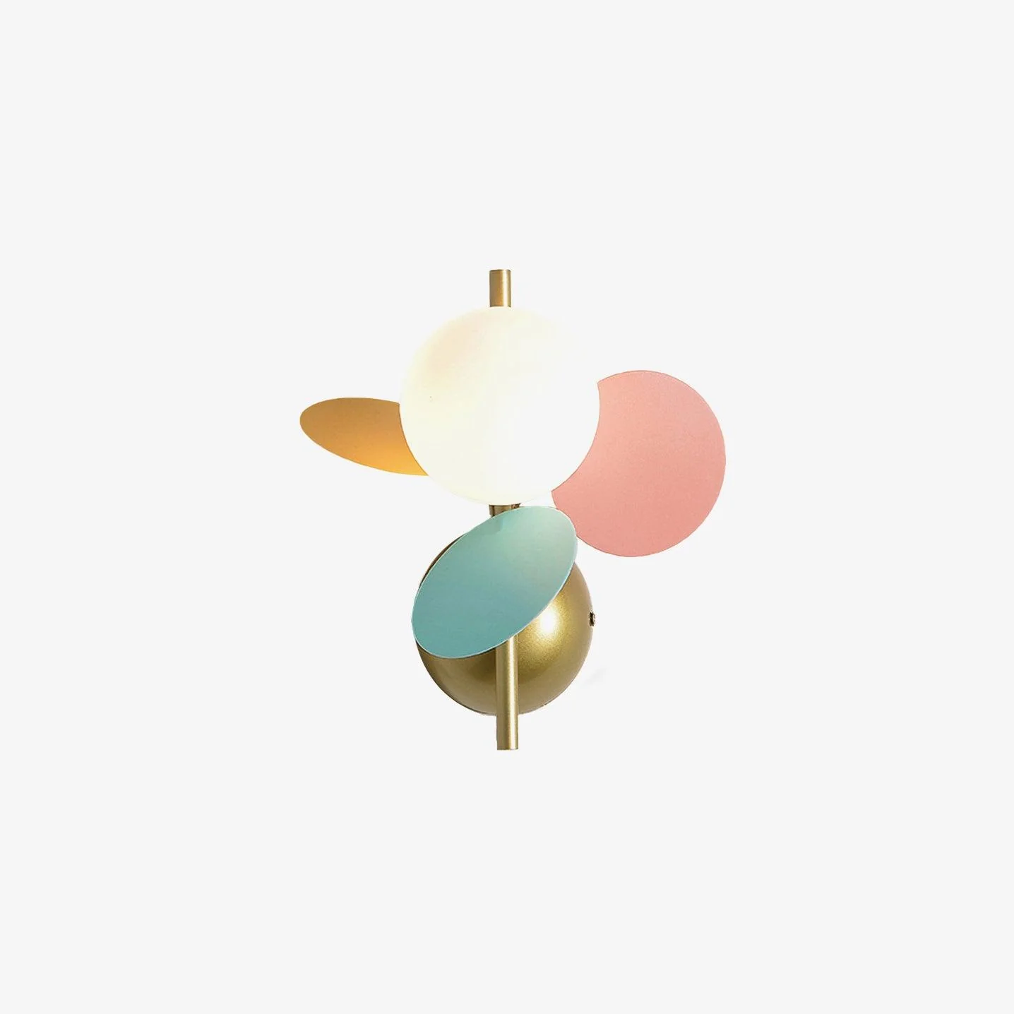 Culoren Round Nordic Art Glass Wall Lamp - Image 6