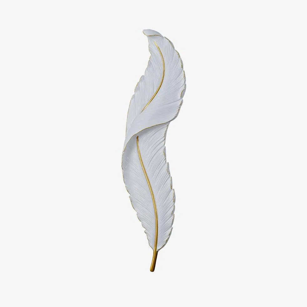Cumare Individual Creativity Feather Resin Wall Lamp - Image 15