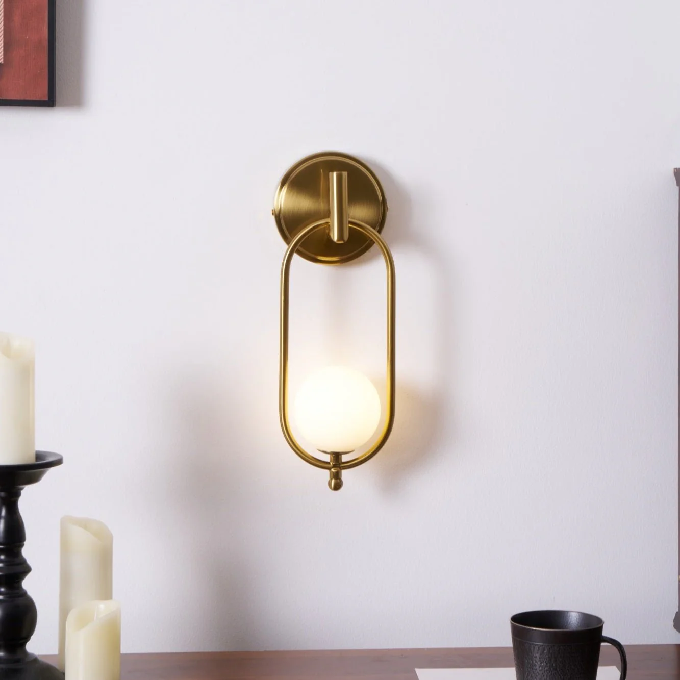 Cumirisra Modern Minimalist Brass Glass Wall Light - Image 15