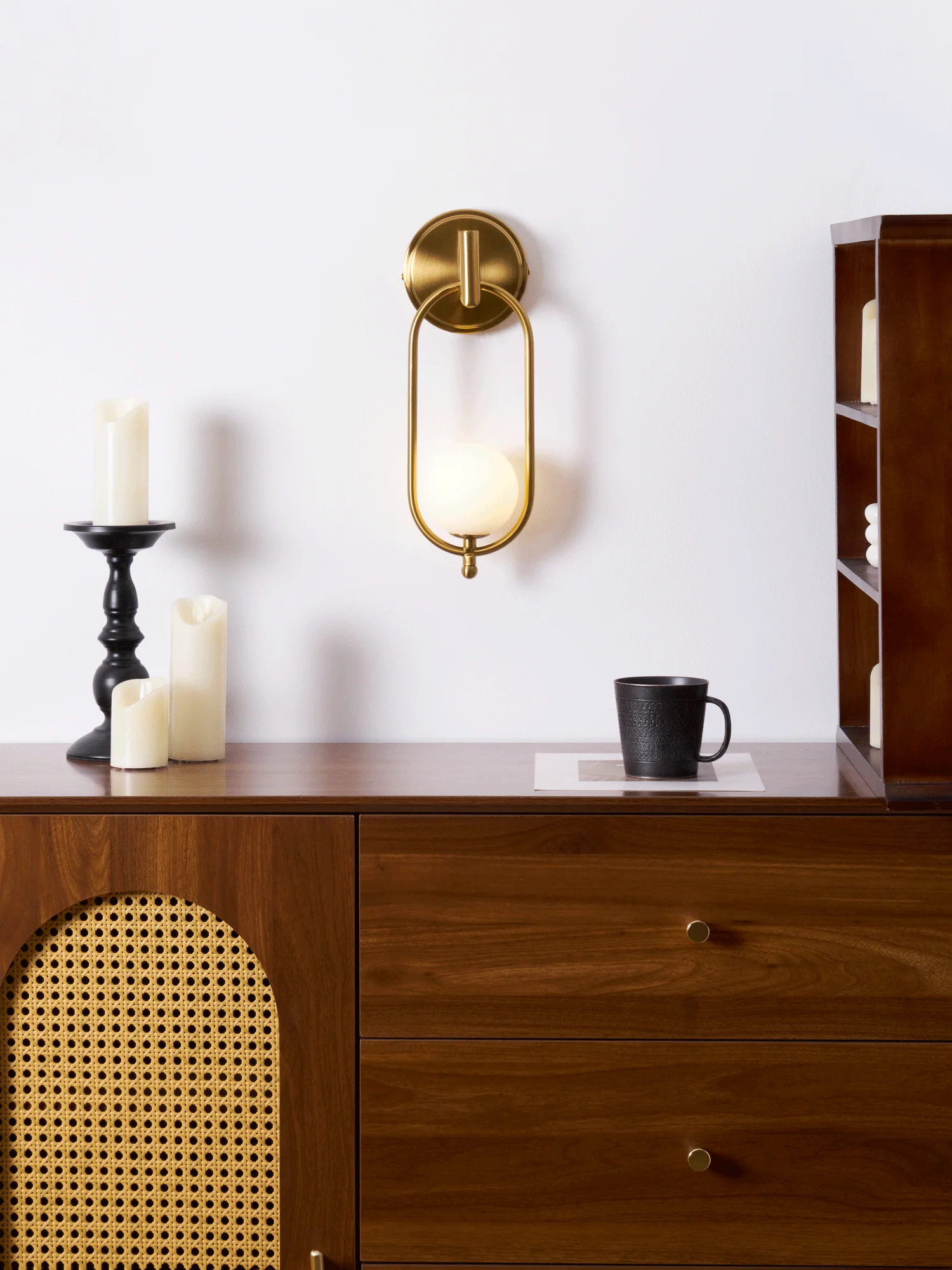 Cumirisra Modern Minimalist Brass Glass Wall Light - Image 32
