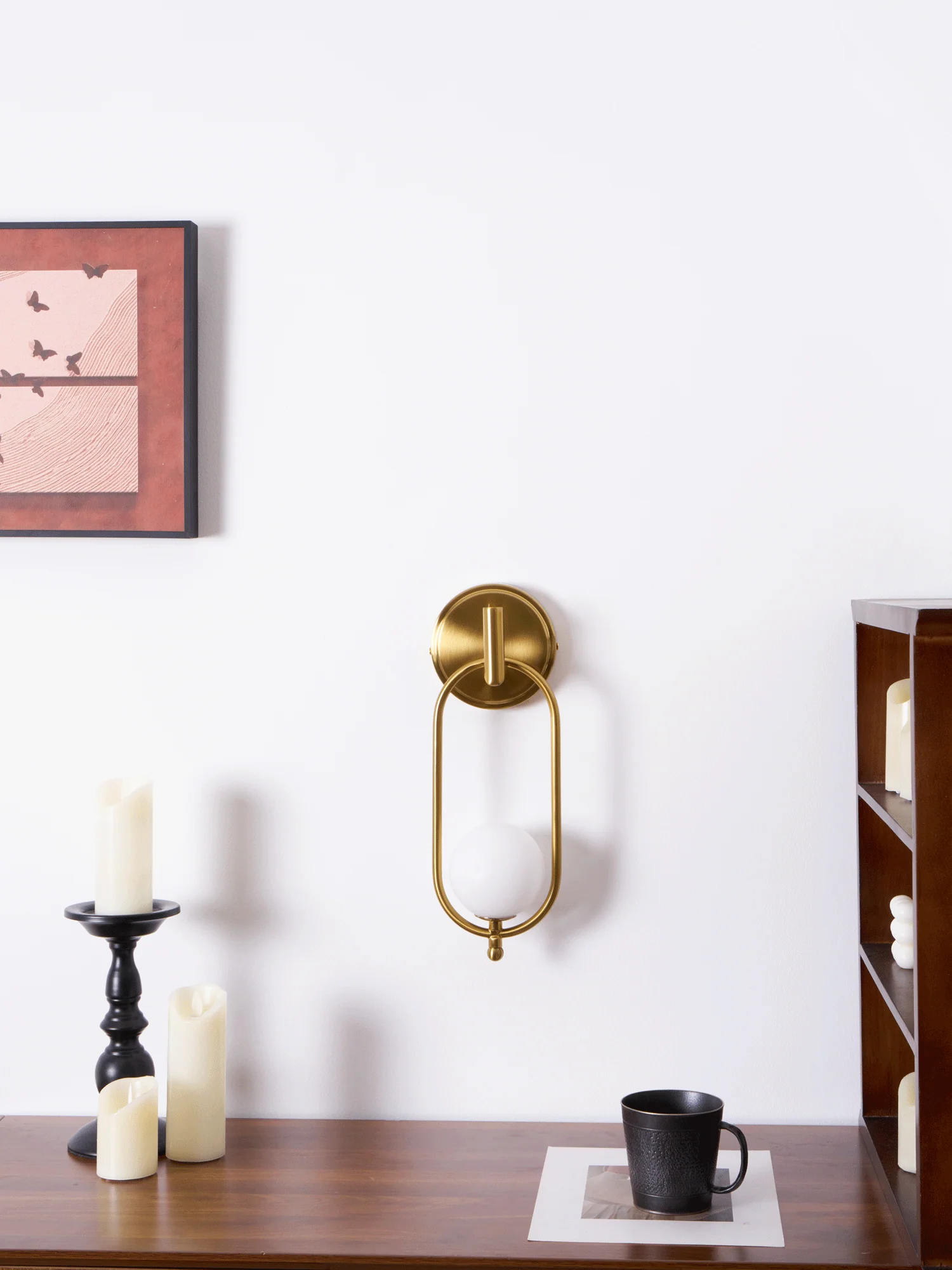 Cumirisra Modern Minimalist Brass Glass Wall Light - Image 33