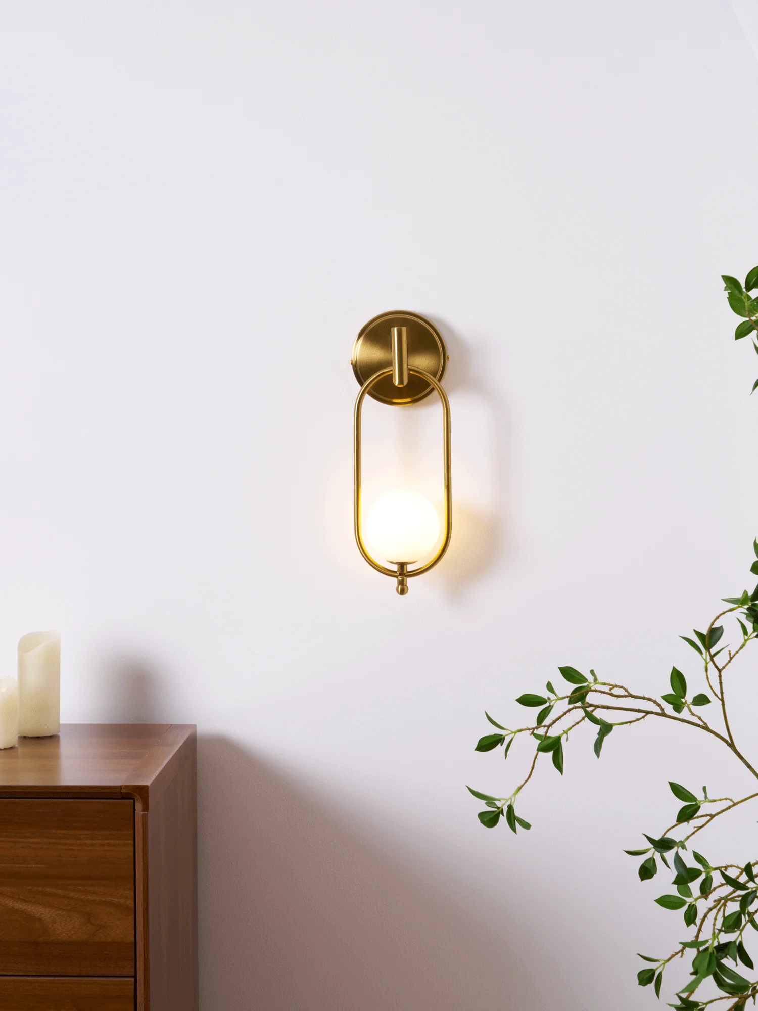 Cumirisra Modern Minimalist Brass Glass Wall Light - Image 35