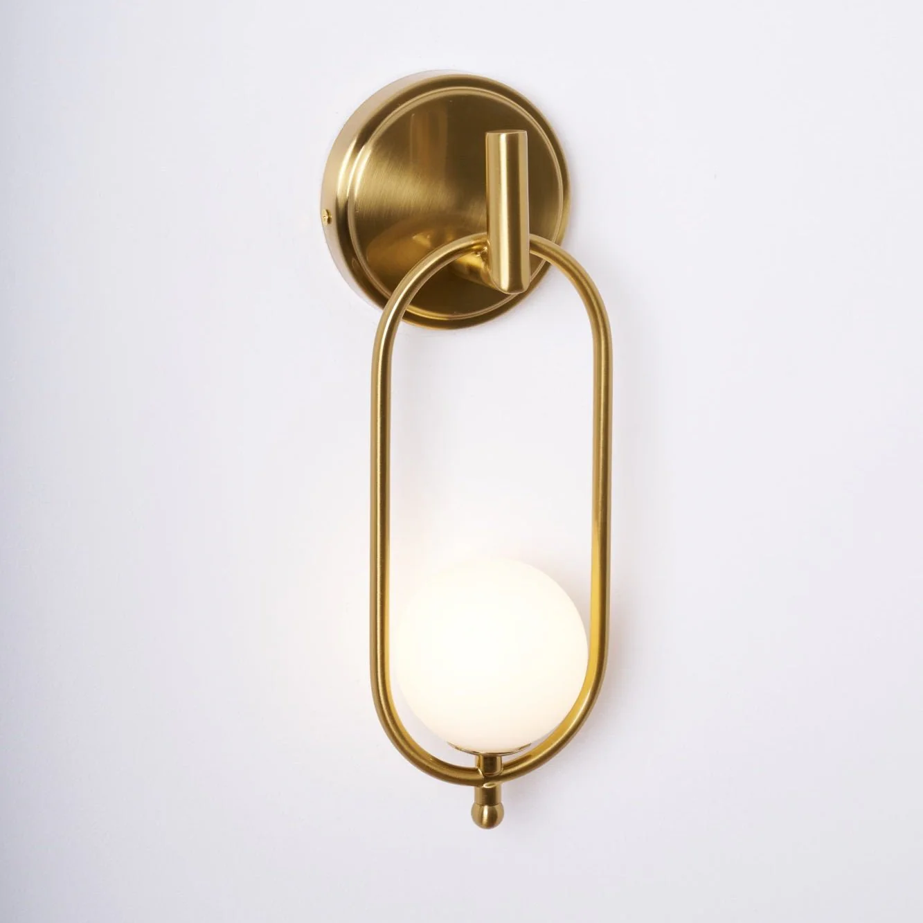 Cumirisra Modern Minimalist Brass Glass Wall Light - Image 6