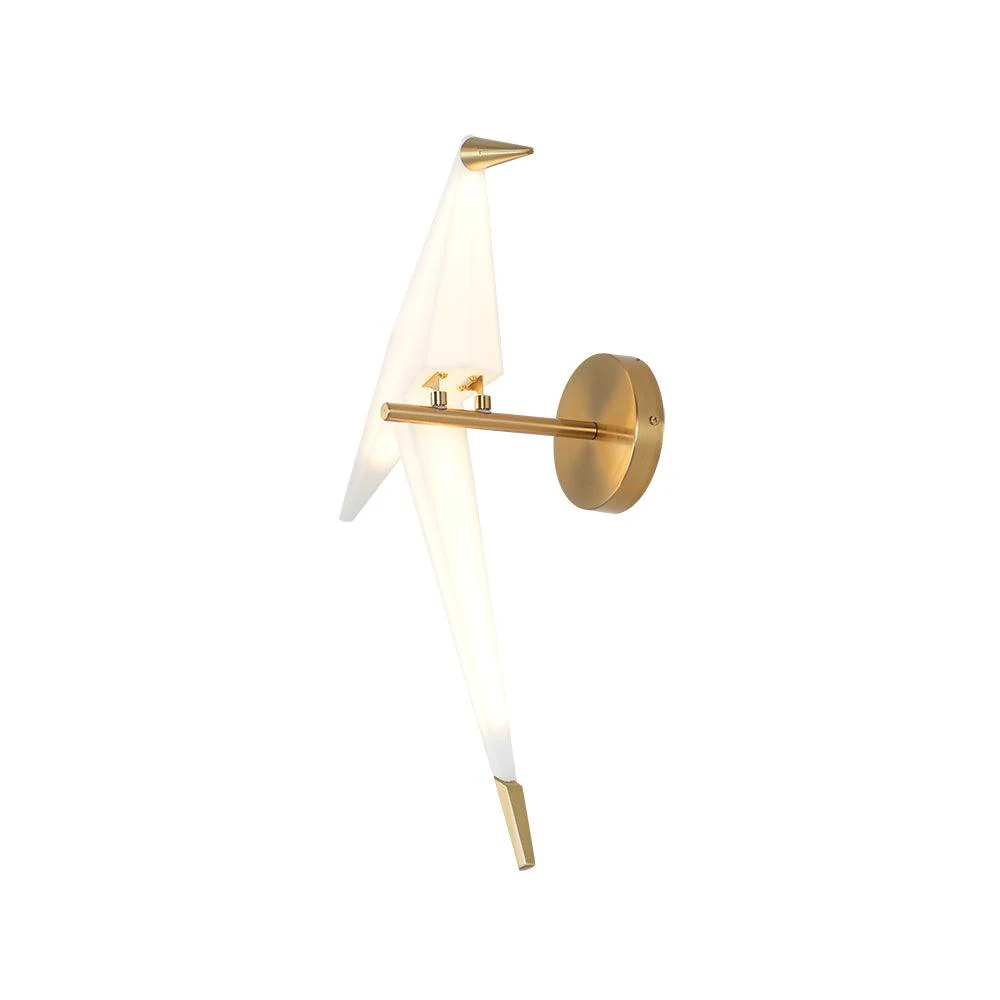 Cunorara Nordic Art Paper Crane Wall Lamp - Image 10
