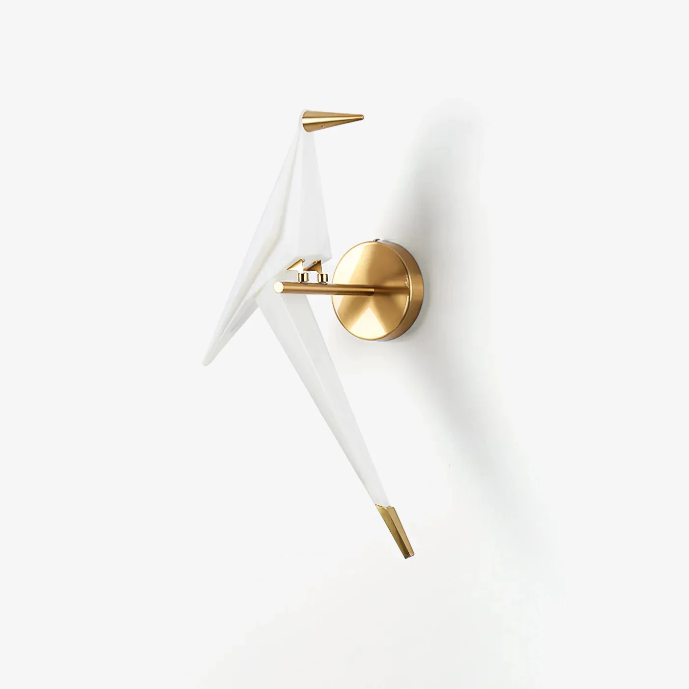 Cunorara Nordic Art Paper Crane Wall Lamp - Image 2
