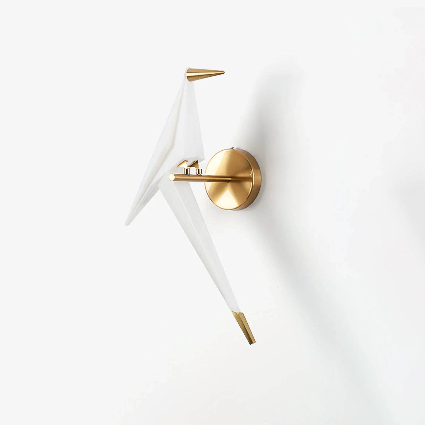 Cunorara Nordic Art Paper Crane Wall Lamp - Image 3