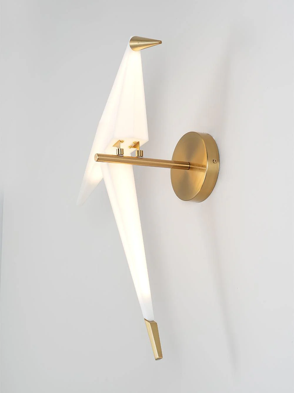 Cunorara Nordic Art Paper Crane Wall Lamp - Image 7