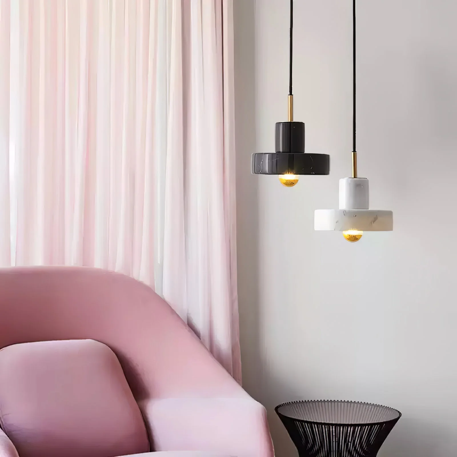 Cunorora Premium Nordic Art Aura Marble Pendant Lamp - Image 14