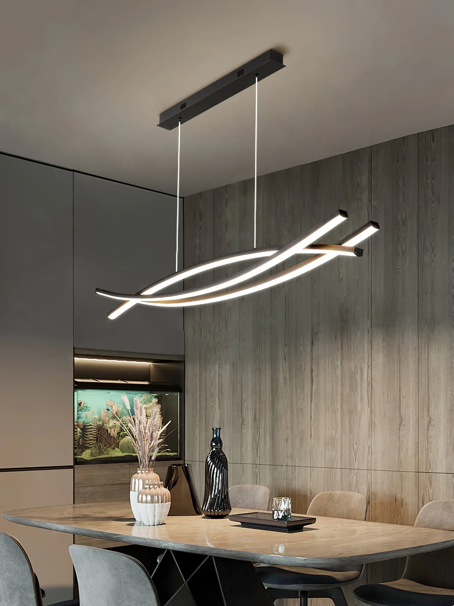 Curinis Modern Minimalist Art LED Chandelier - Image 12