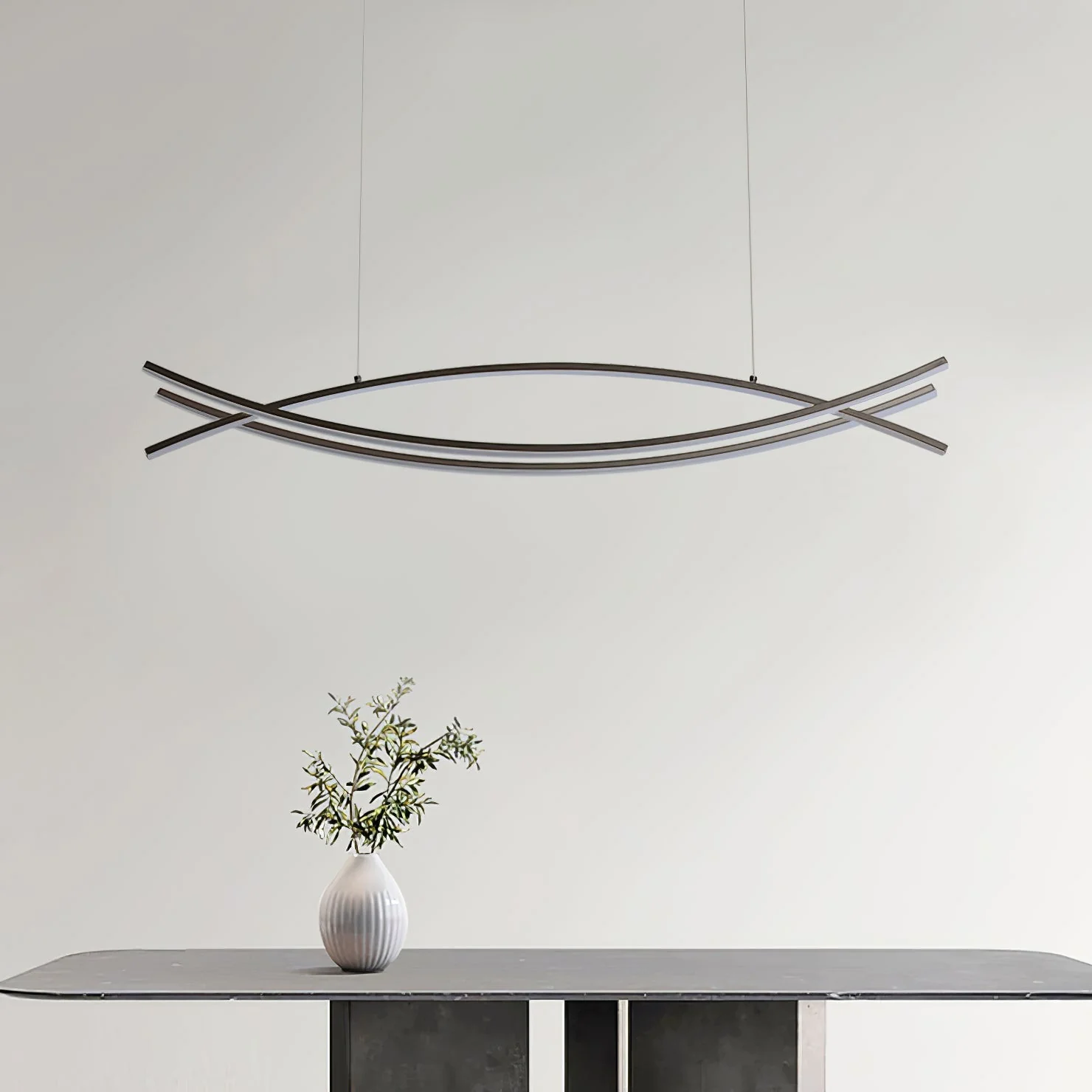 Curinis Modern Minimalist Art LED Chandelier - Image 4