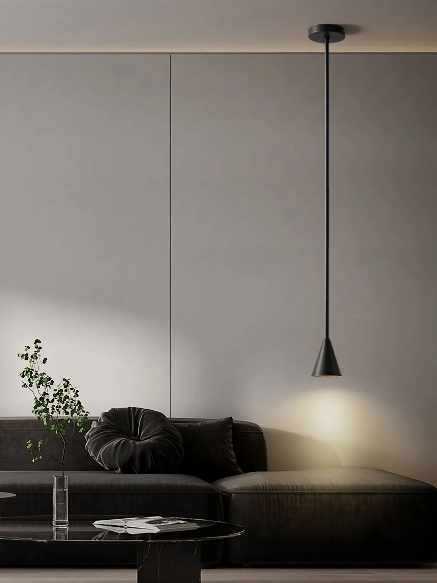 Cutheion Modern Minimalist Brass Pendant Light - Image 13