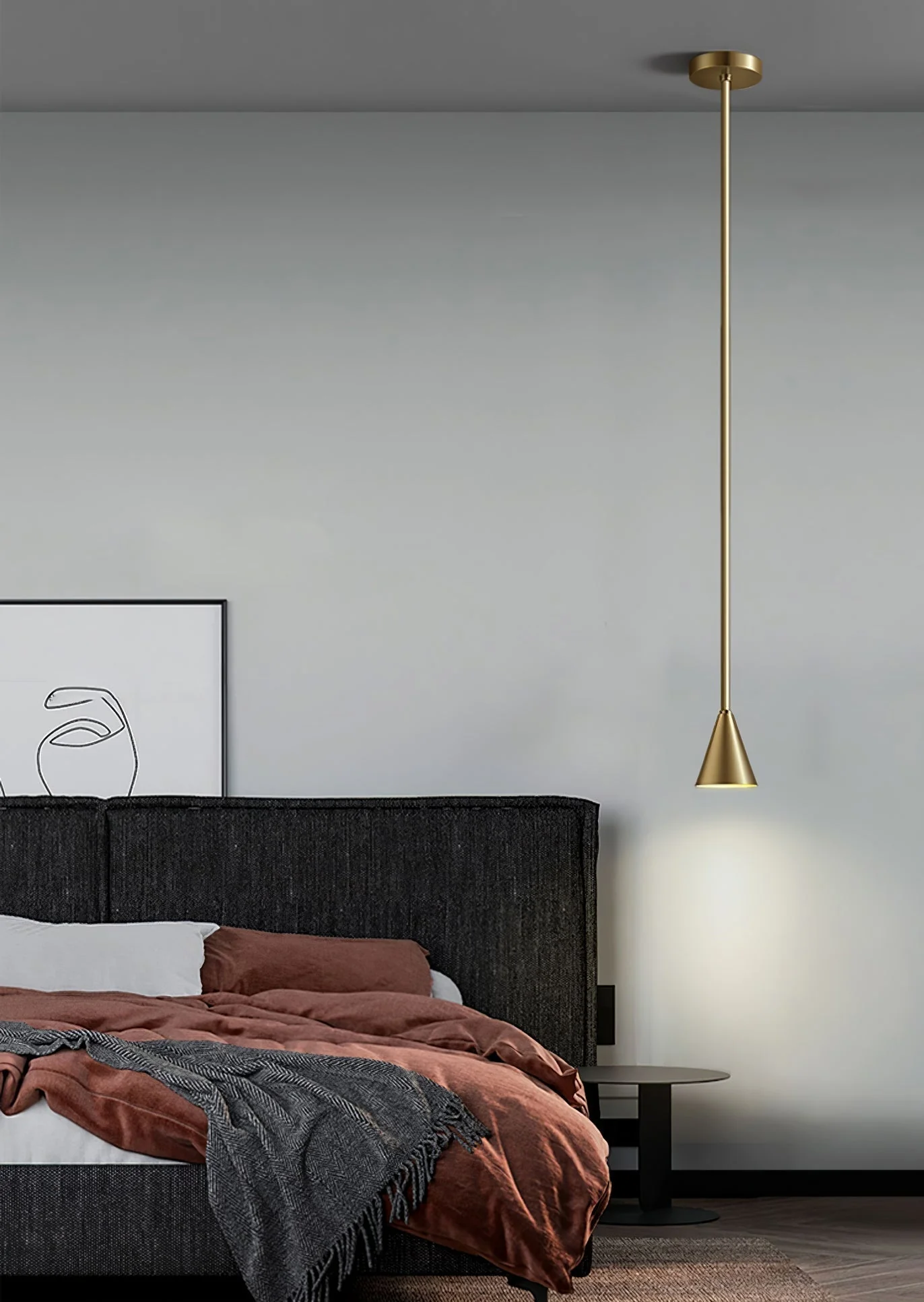 Cutheion Modern Minimalist Brass Pendant Light - Image 15
