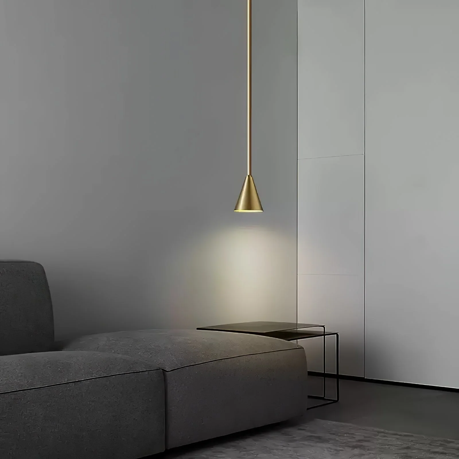 Cutheion Modern Minimalist Brass Pendant Light - Image 6