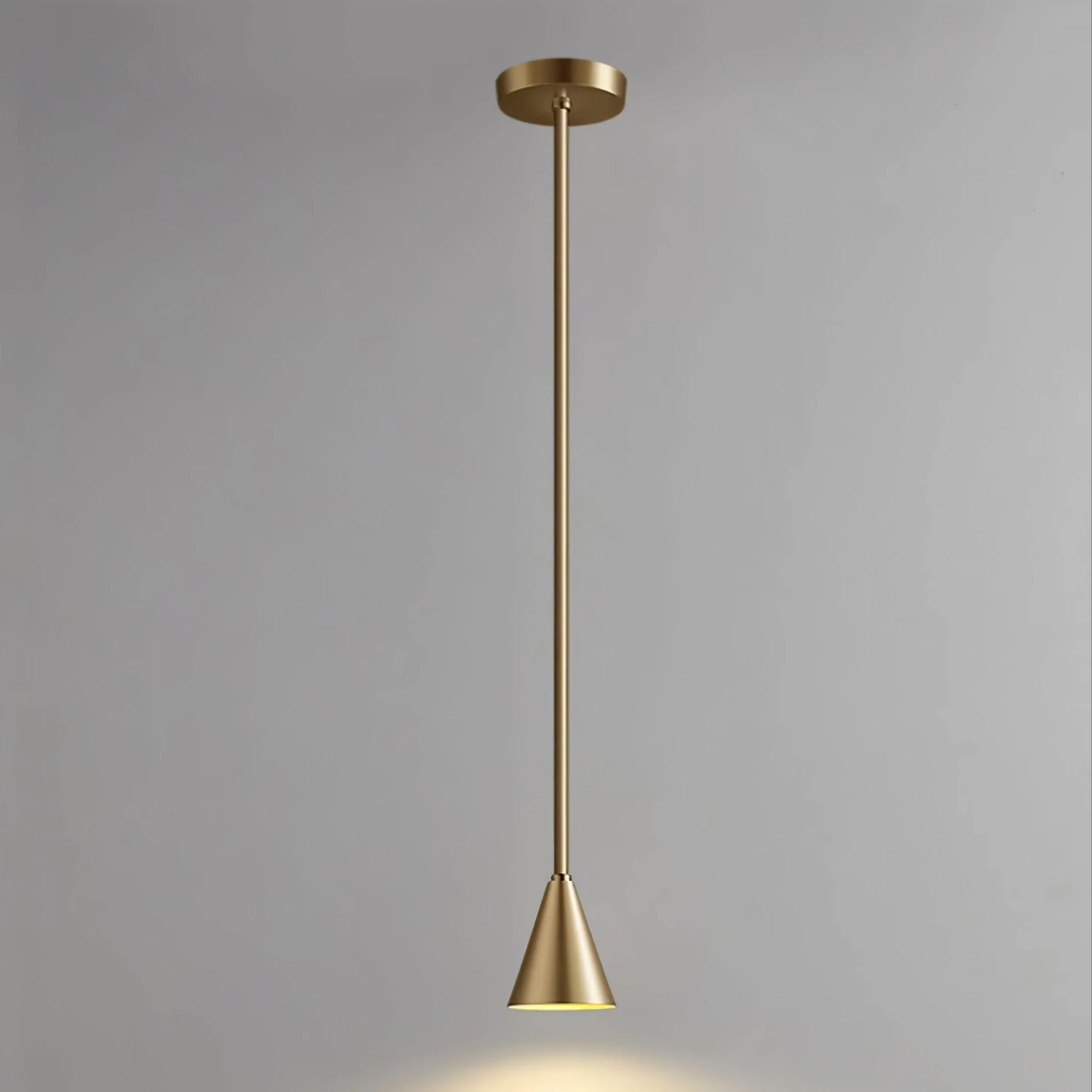 Cutheion Modern Minimalist Brass Pendant Light - Image 9