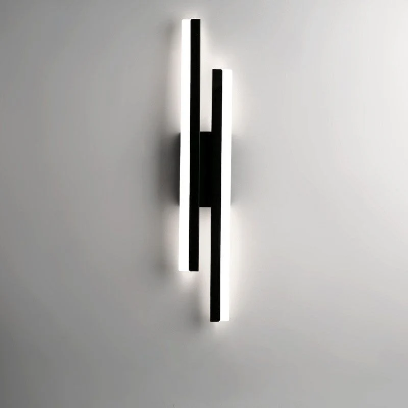 Cyral Minimalist Geometric Wall Lamp, Black/White - Image 5