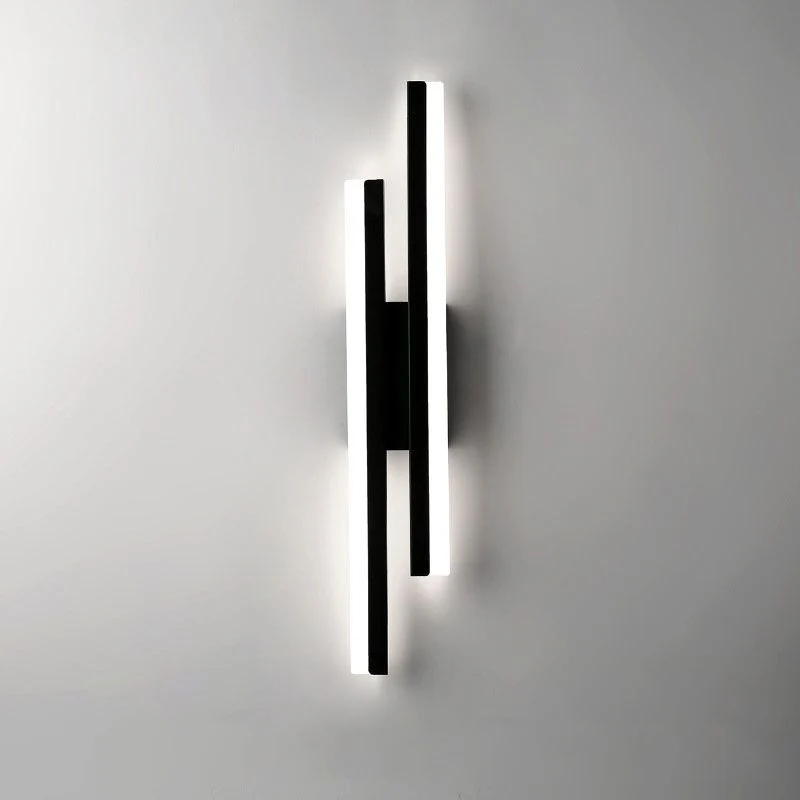 Cyral Minimalist Geometric Wall Lamp, Black/White - Image 6