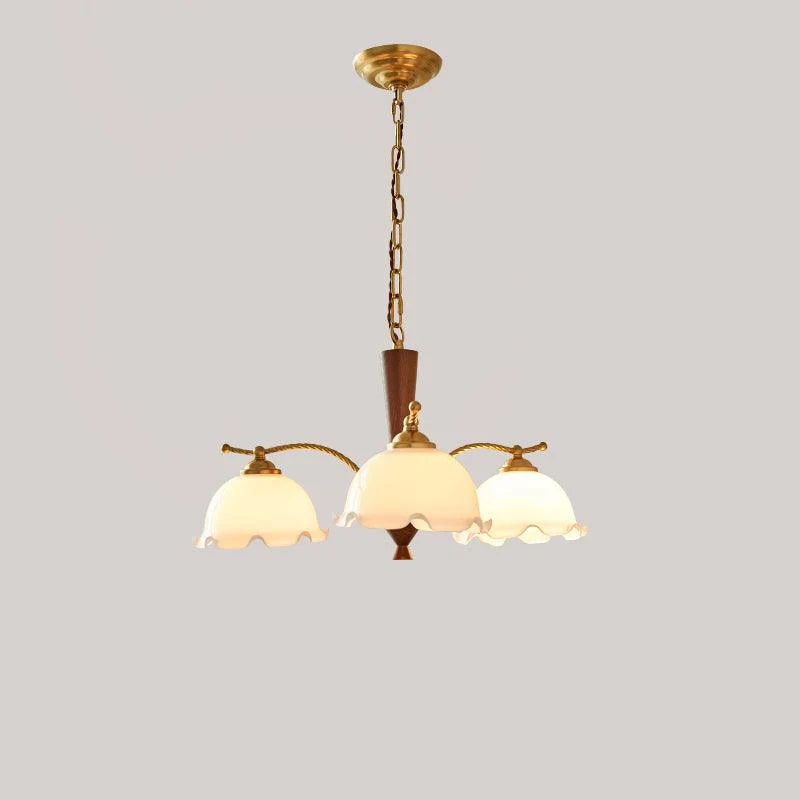Daisy Vintage Glass Chandelier - Image 6