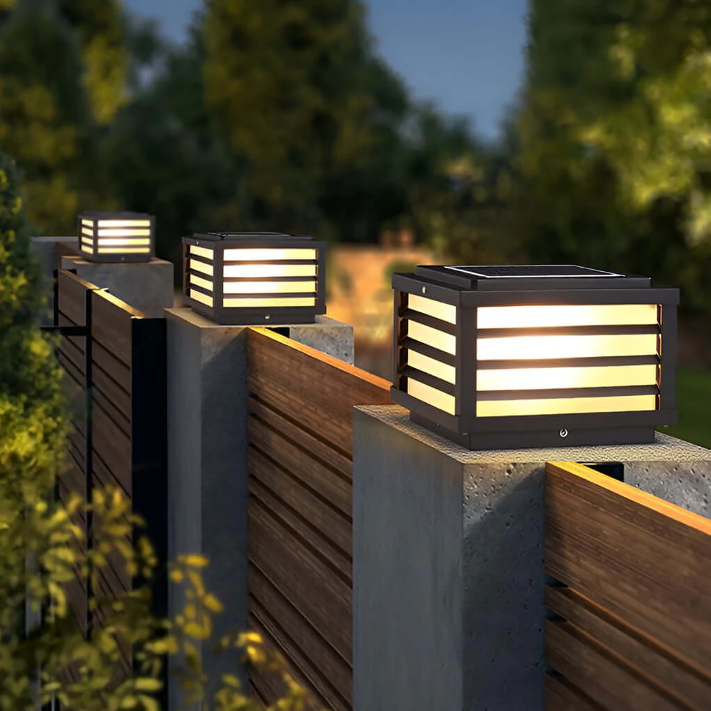Dal Modern LED Pretty Outdoor Fence Cap Post Light