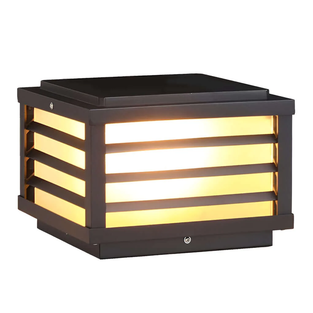 Dal Modern LED Pretty Outdoor Fence Cap Post Light - Image 6