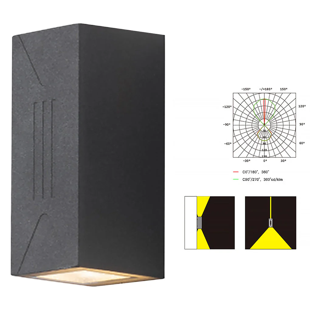 Daley LED Villa Balcony Outdoor Wall Lamp - Image 2