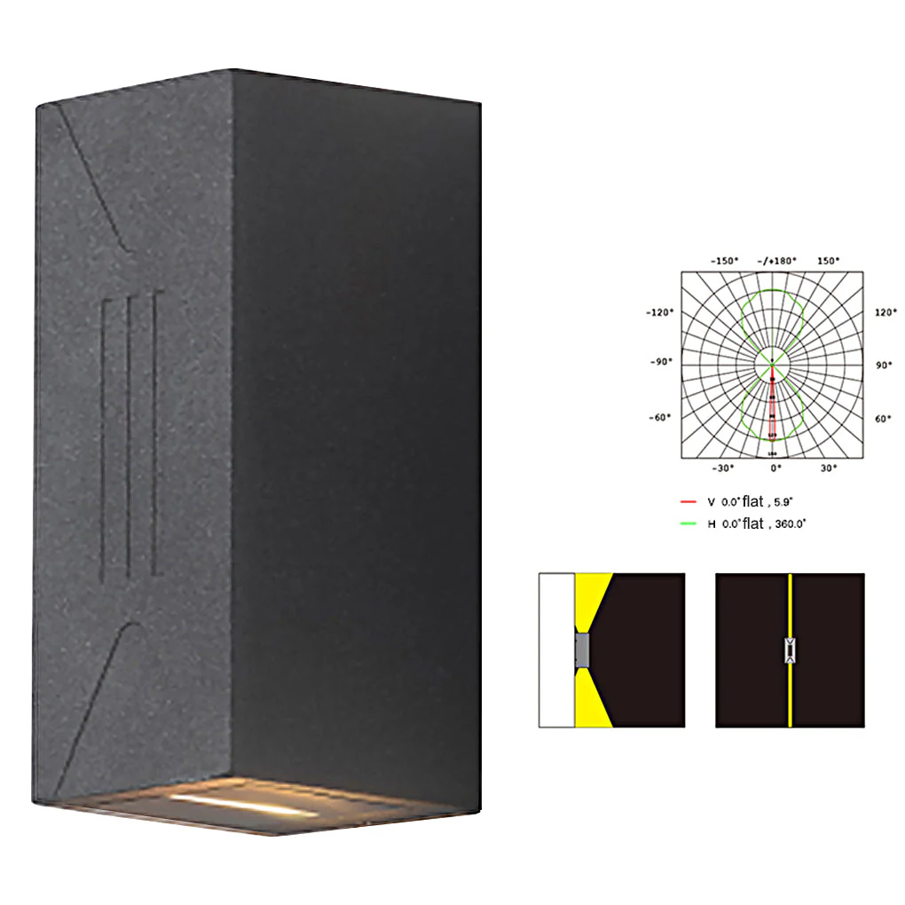 Daley LED Villa Balcony Outdoor Wall Lamp - Image 4