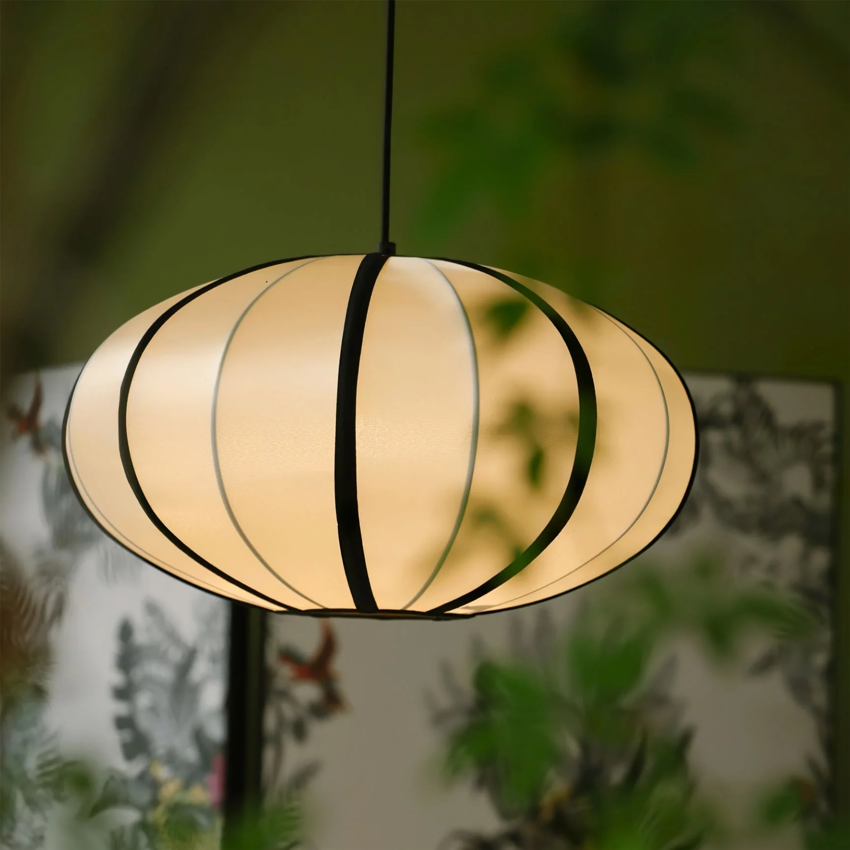 Daphne Modern Fabric Pendant Lamp - Image 15