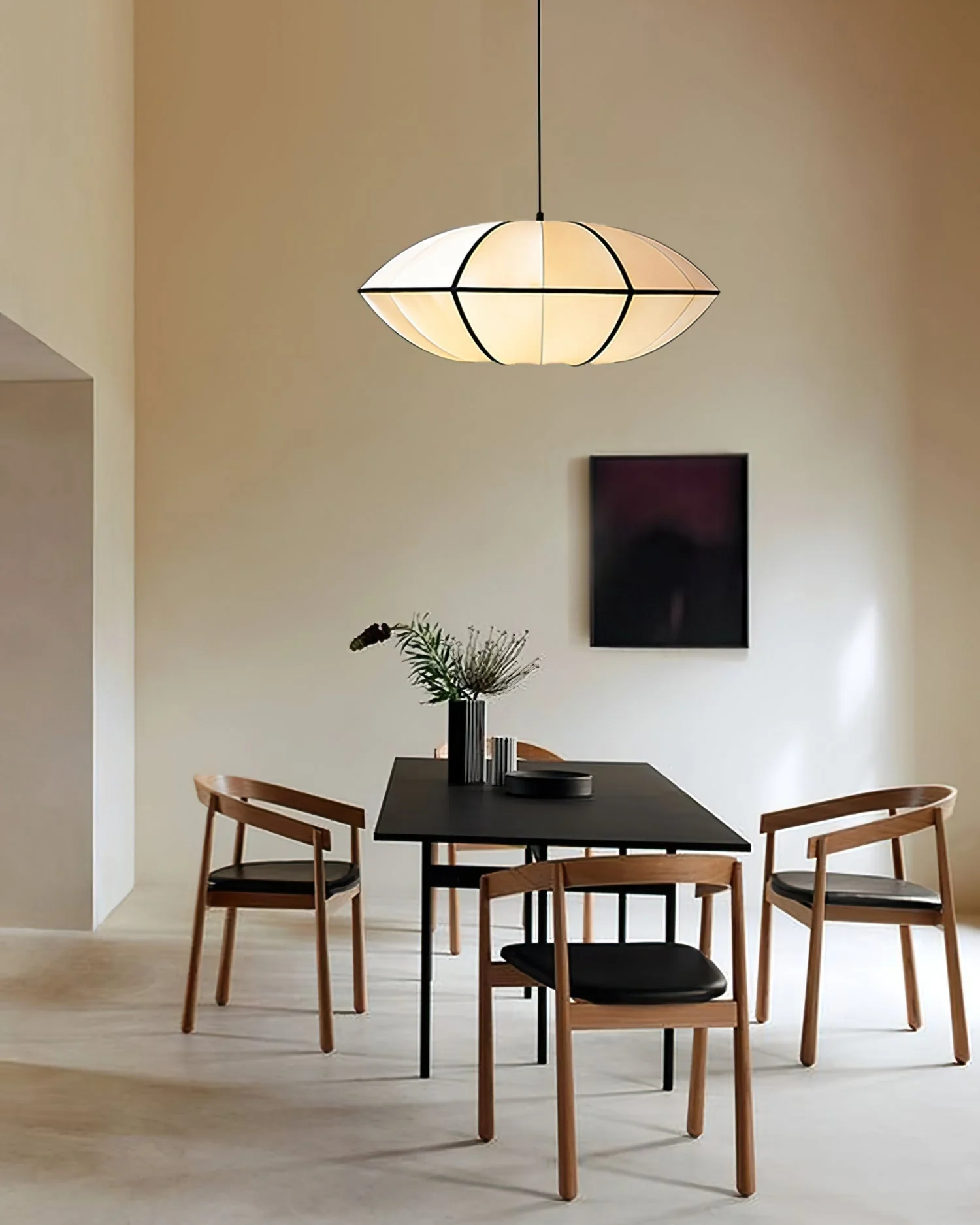 Daphne Modern Fabric Pendant Lamp - Image 5
