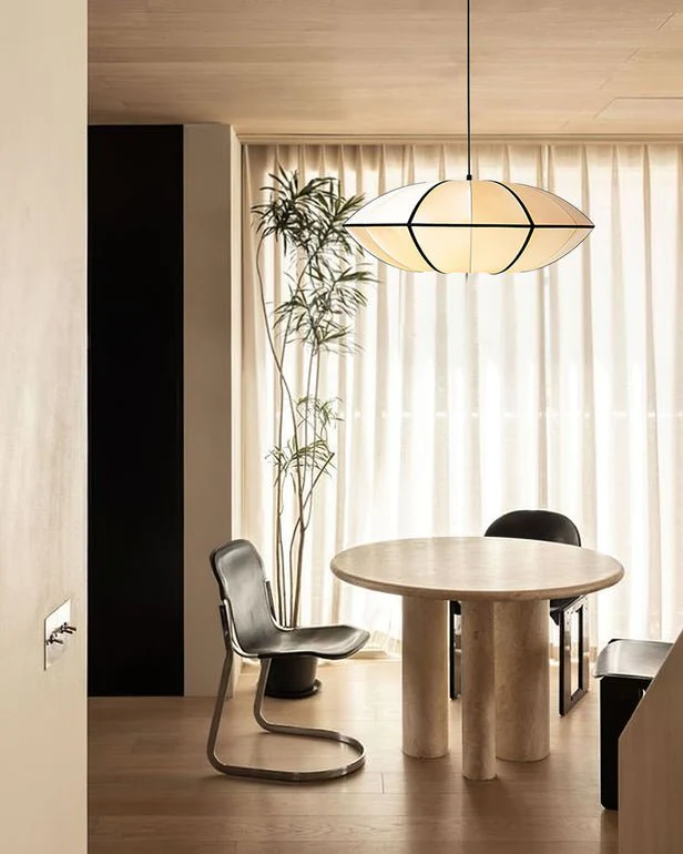 Daphne Modern Fabric Pendant Lamp - Image 6