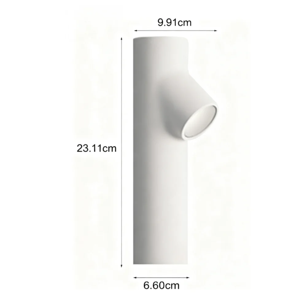 Darel Round Tube LED Modern Outdoor Wall Lights - Image 10