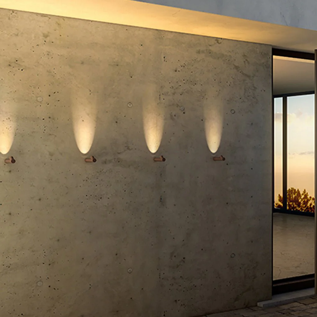 Darel Round Tube LED Modern Outdoor Wall Lights - Image 6