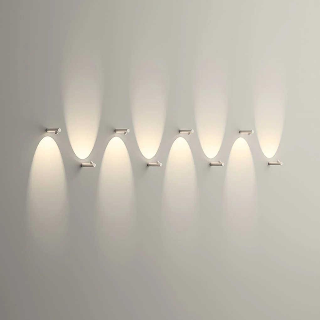 Darel Round Tube LED Modern Outdoor Wall Lights - Image 9