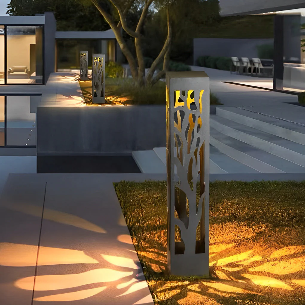 Darrel Modern Creative Stainless Steel Outdoor Lawn Lights