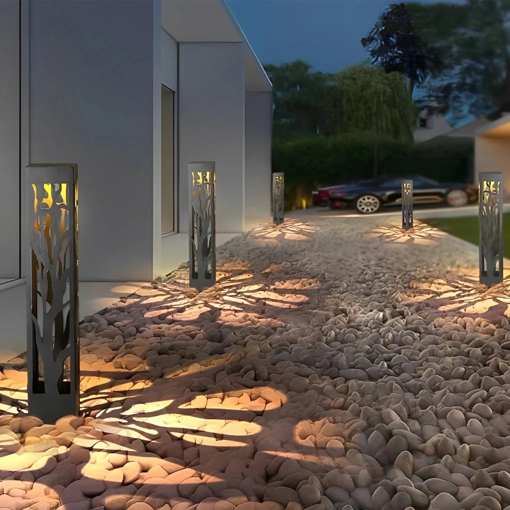 Darrel Modern Creative Stainless Steel Outdoor Lawn Lights - Image 5