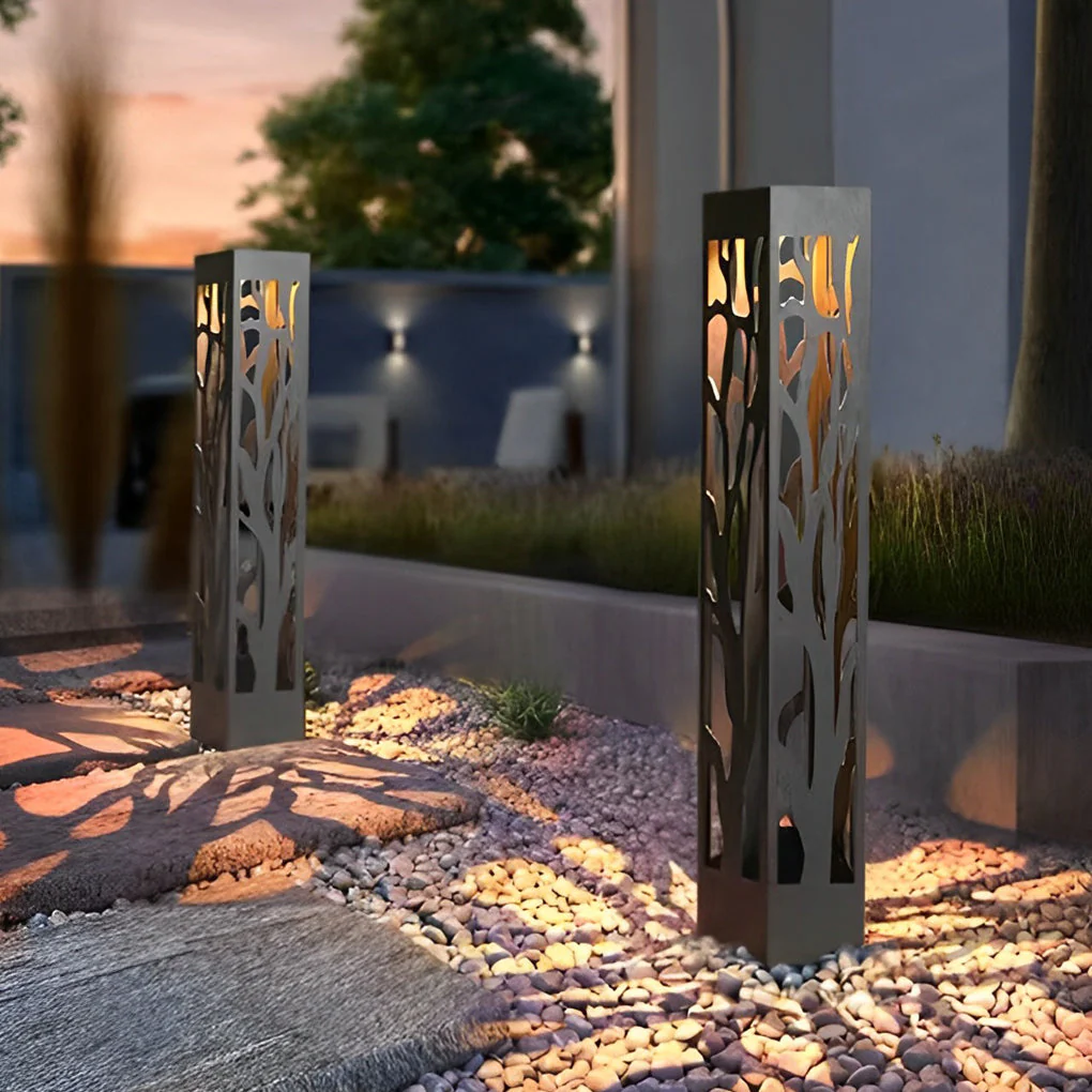 Darrel Modern Creative Stainless Steel Outdoor Lawn Lights - Image 6