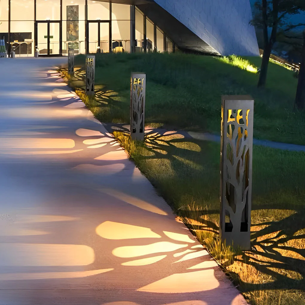 Darrel Modern Creative Stainless Steel Outdoor Lawn Lights - Image 9