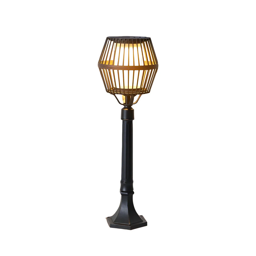 Deirdre Modern Solar Caged Outdoor Lanterns - Image 6