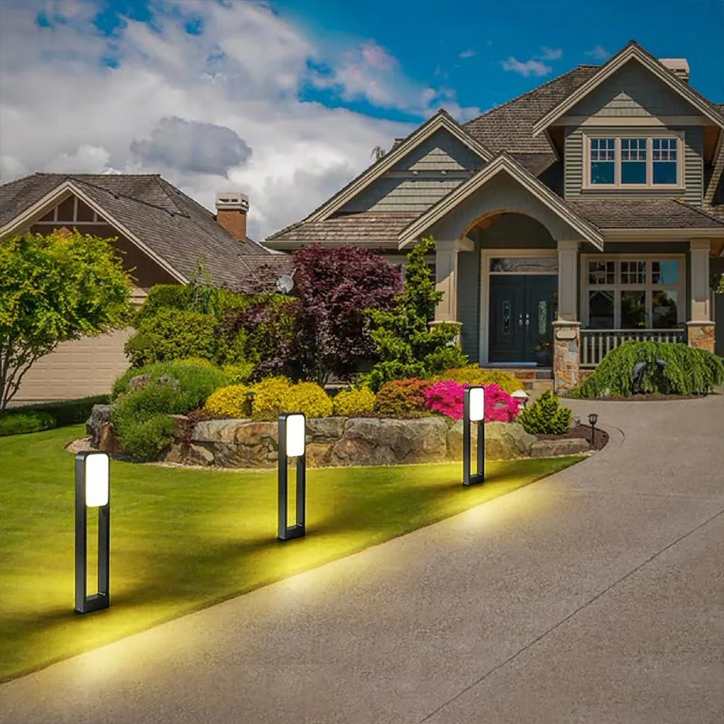 Deltfu Big Square Panel LED Outdoor Path Light