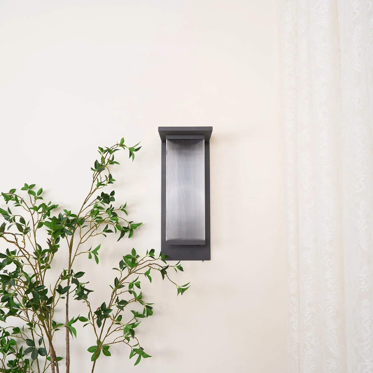 Dependable Unique Box Solar Outdoor Wall Lamp - Image 21