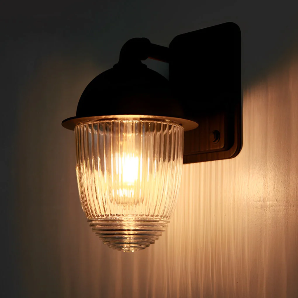 Dianay Ball Matte Modern Glass Outdoor Wall Lamp Lights - Image 3