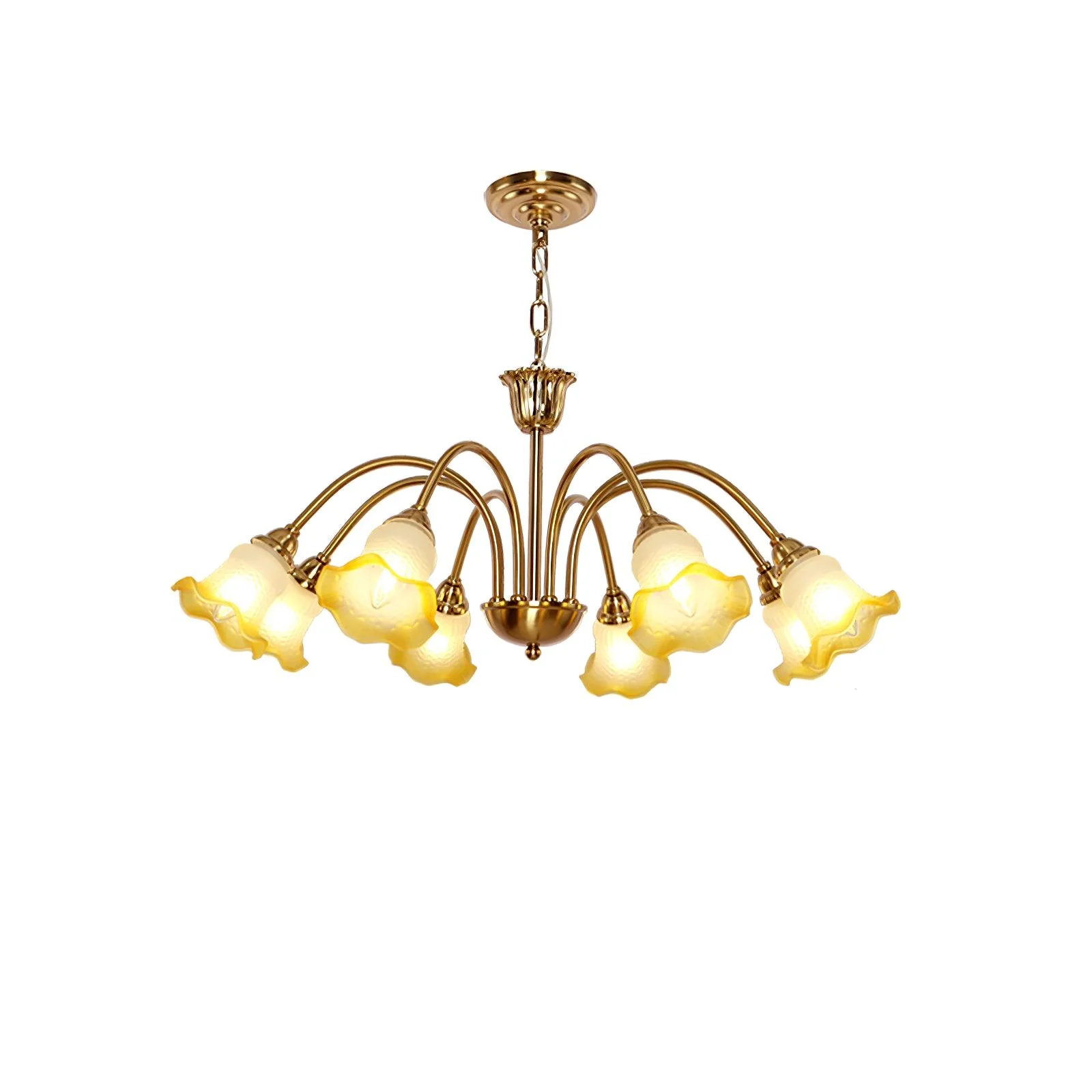 Diane Vintage Glass Chandelier - Image 21