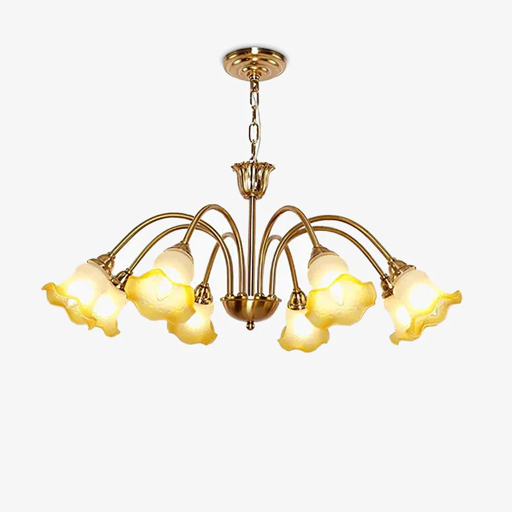 Diane Vintage Glass Chandelier - Image 25