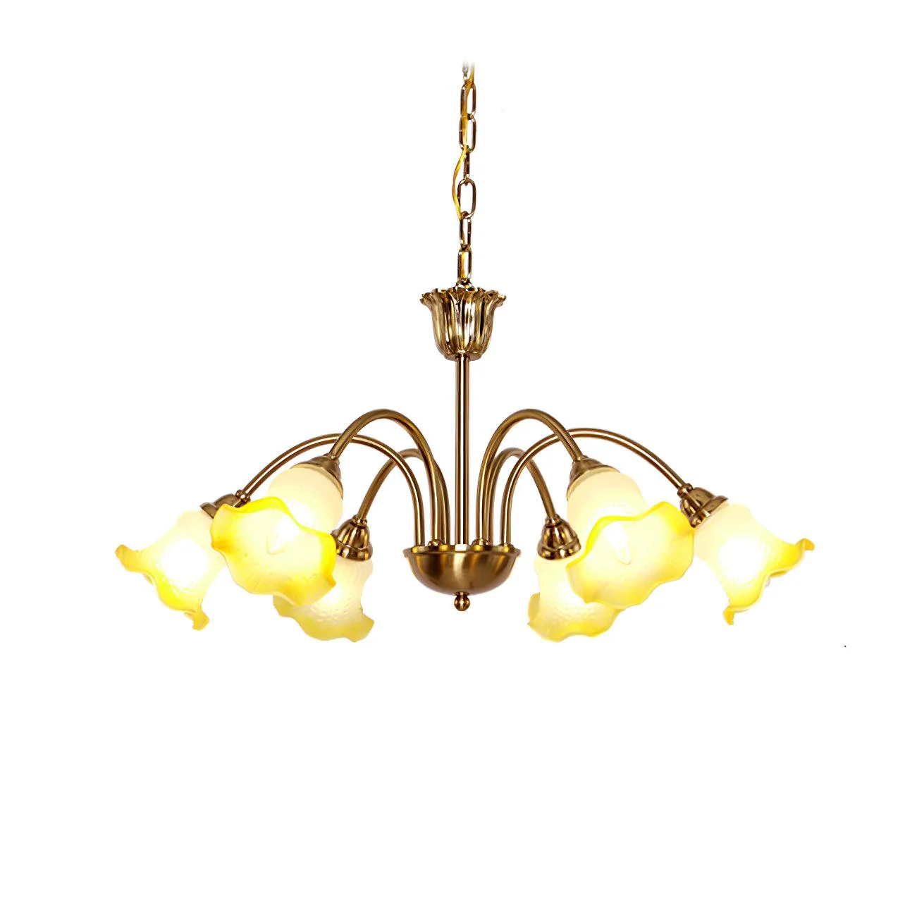 Diane Vintage Glass Chandelier - Image 3