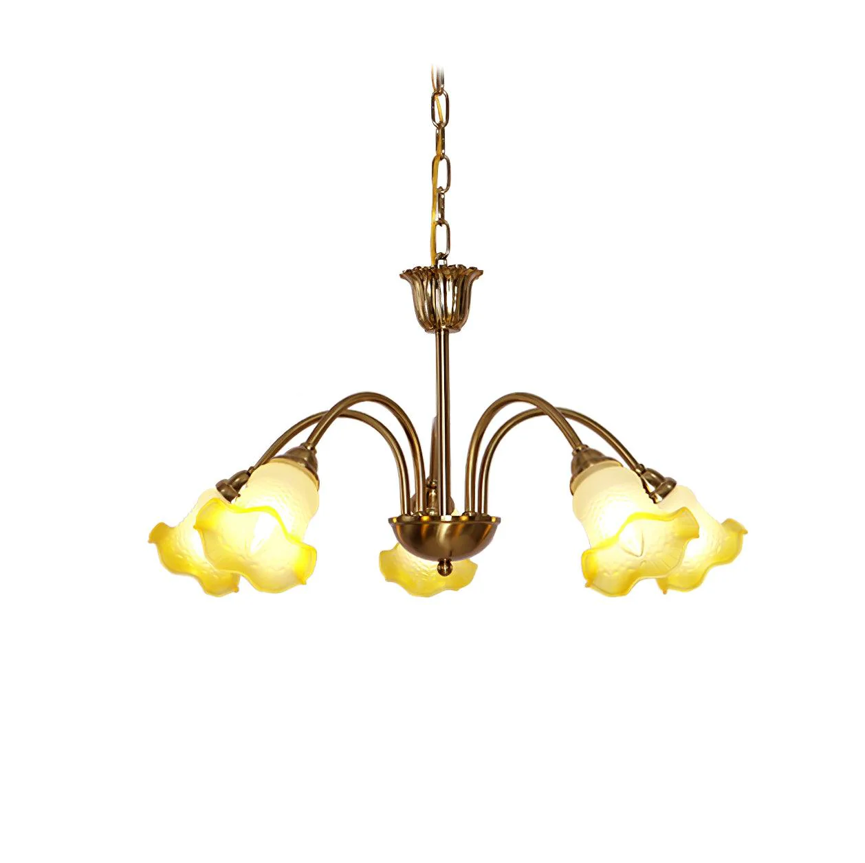 Diane Vintage Glass Chandelier - Image 5