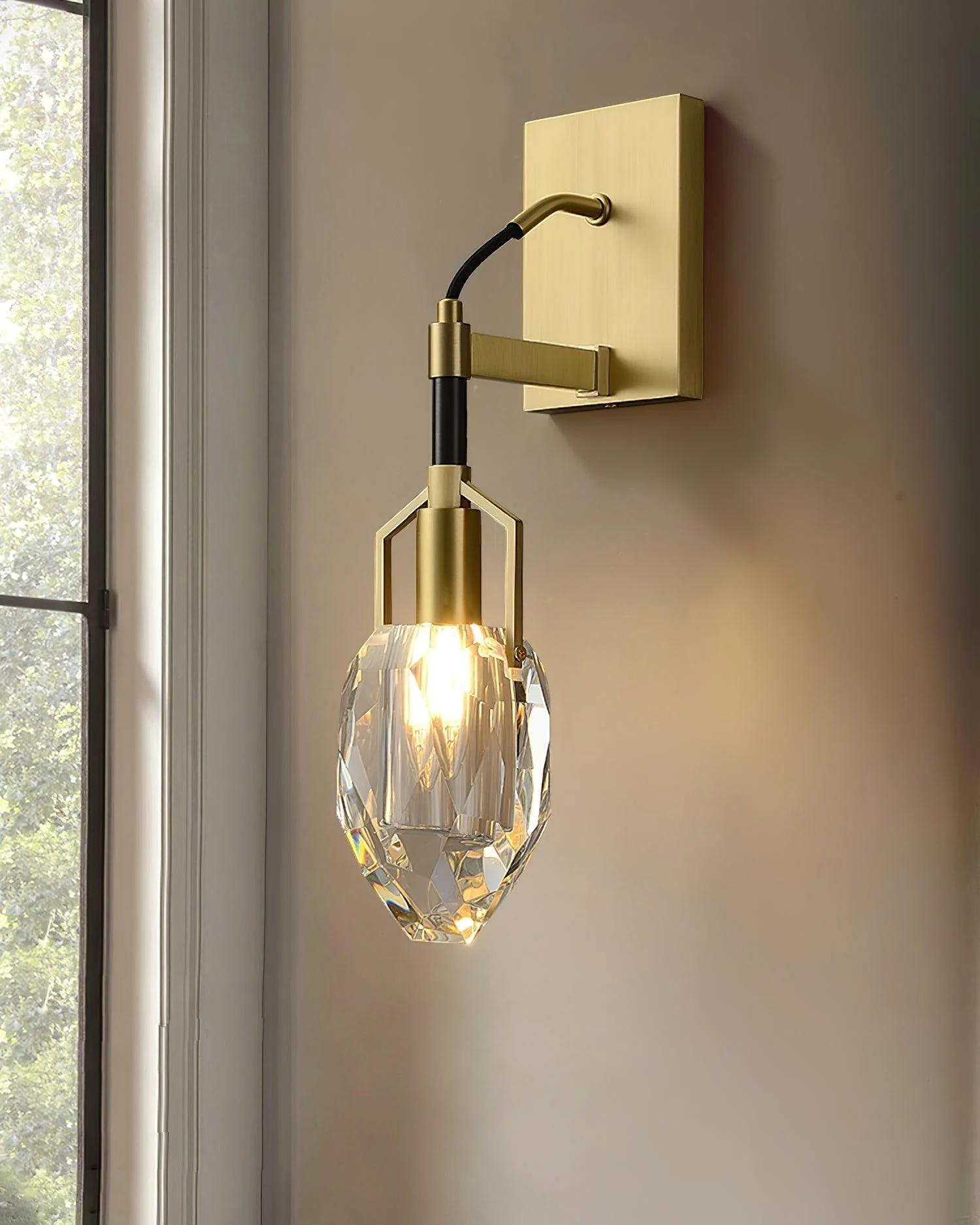 Dirk Premium Nordic Art Crystal Wall Lamp - Image 15