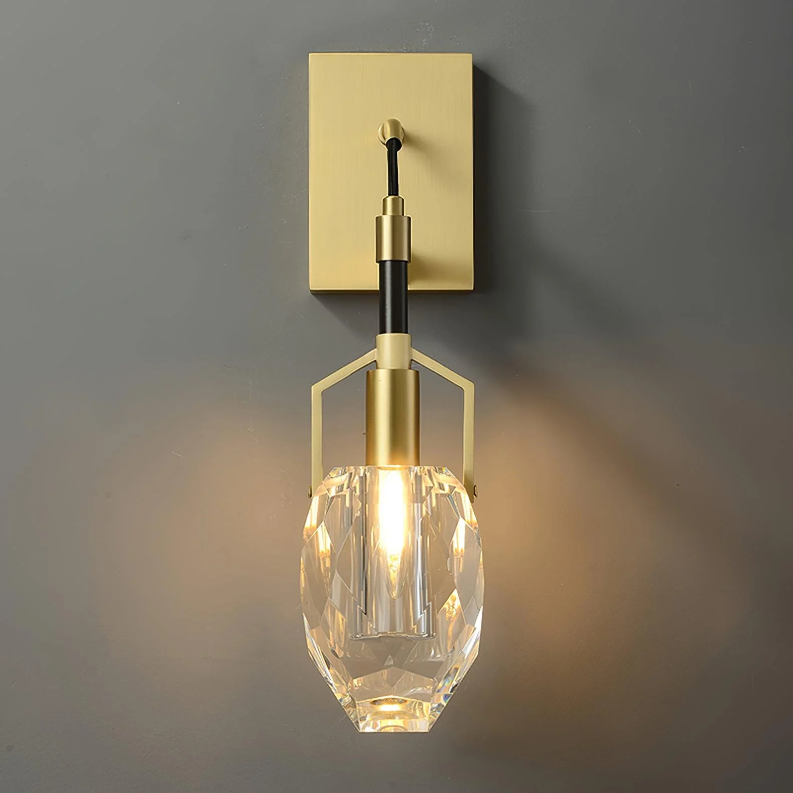 Dirk Premium Nordic Art Crystal Wall Lamp - Image 8