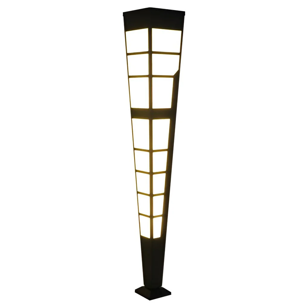 Dixon Modern Marble Steel Outdoor Post Light - Image 9