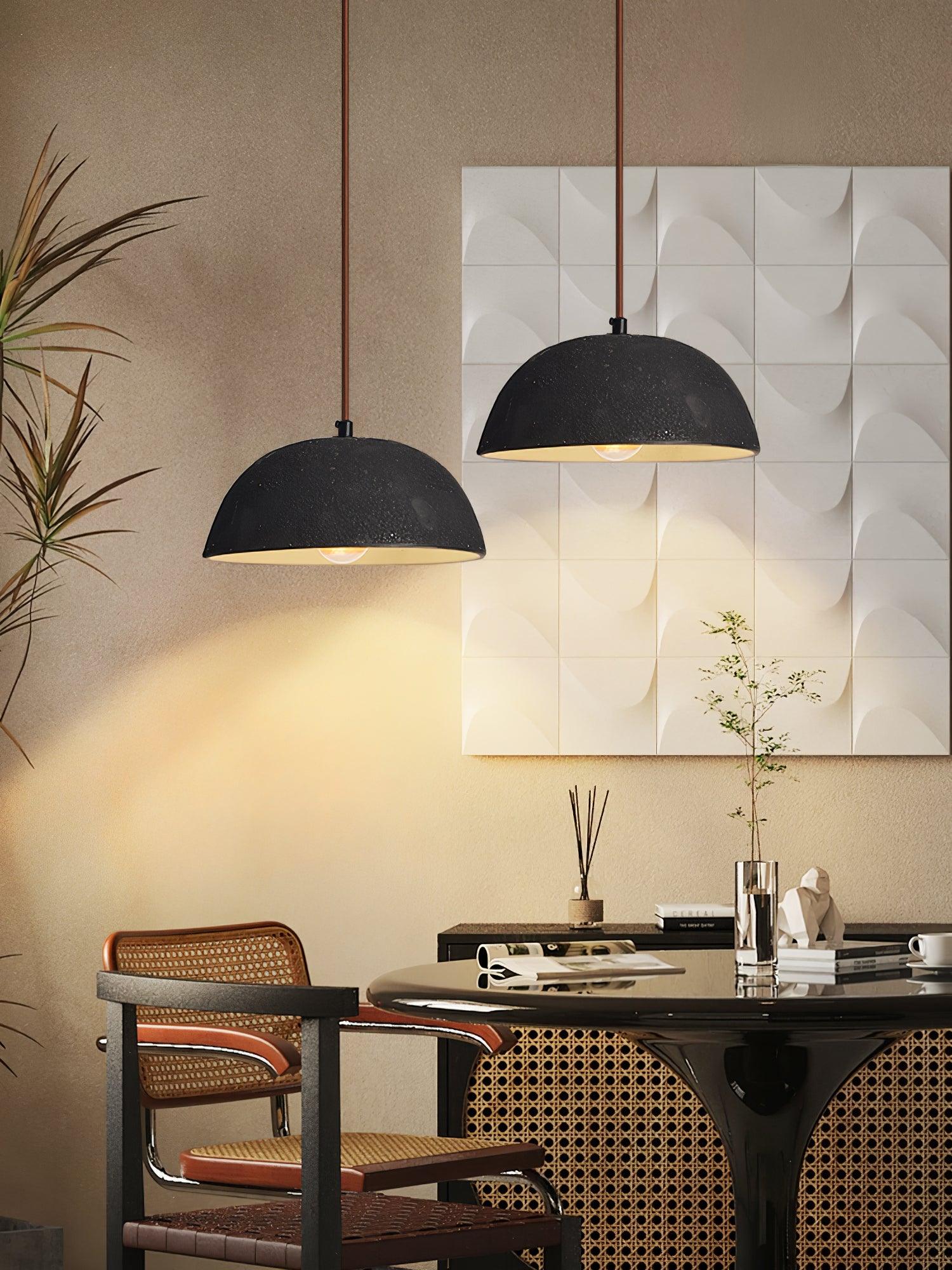 Dome Vintage Wood Pendant Lamp - Image 17