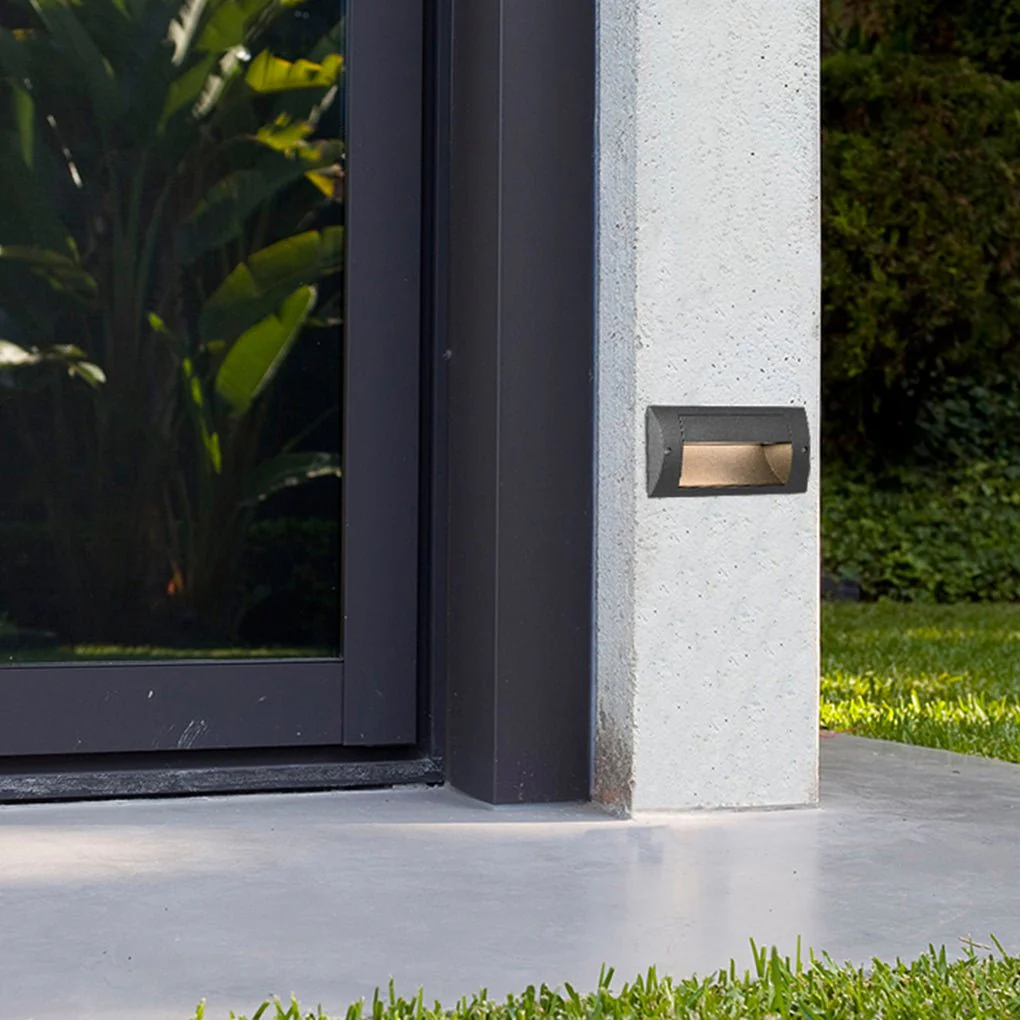 Domin Minimalist LED Outdoor Step Wall Lamp - Image 10