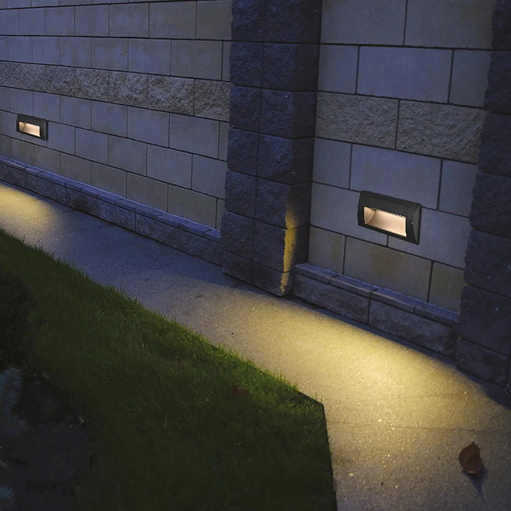 Domin Minimalist LED Outdoor Step Wall Lamp - Image 6