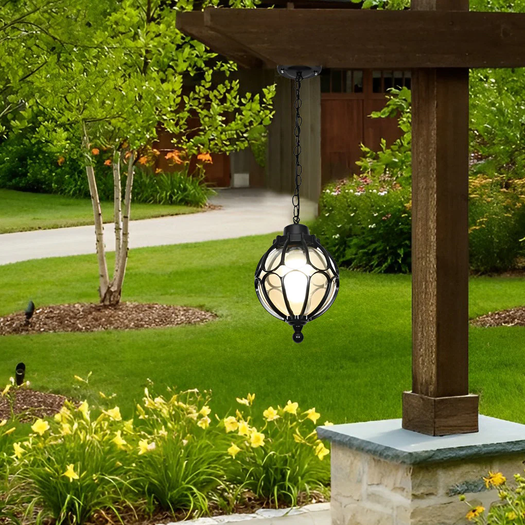 Dominic Ball American Glass Outdoor Chandelier Light - Image 9